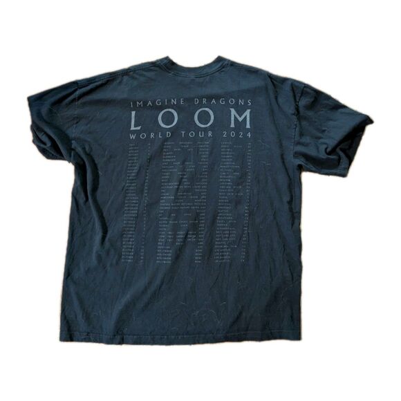 Imagine Dragons Official Wizard LOOM World Tour Black Shirt Size XXL 2024 HTF - Picture 2 of 5